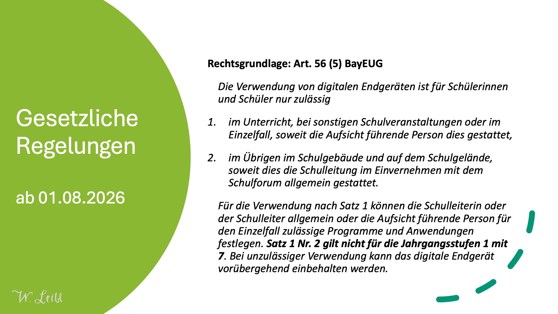 Regeln für iPad und Handy ab 2026 2027 2